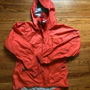 Marmot Womens Orange Windbreaker/Rain Jacket